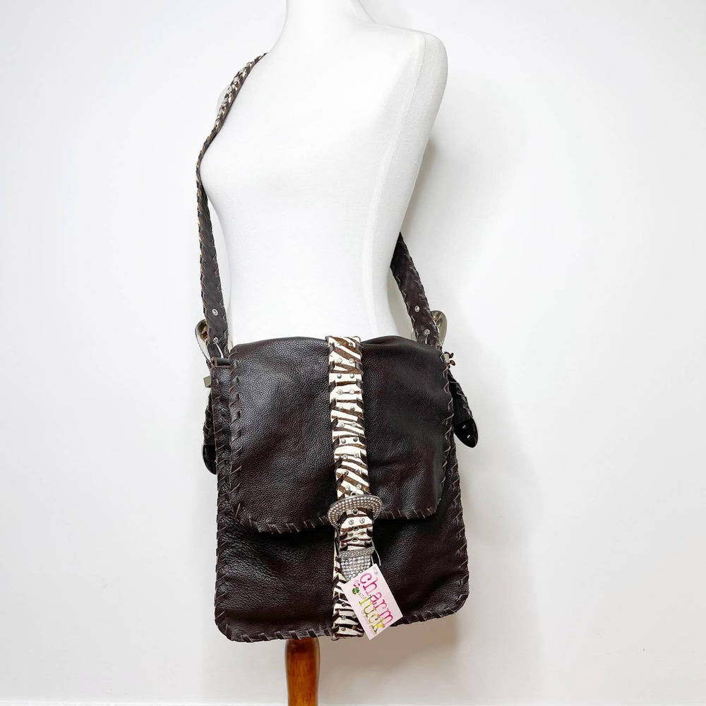 Charm and Luck New Crossbody Western Leather Bag